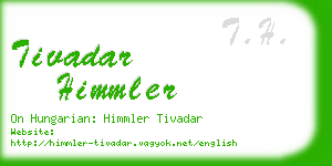 tivadar himmler business card